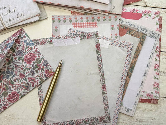 Vintage Envelope and Stationery Paper Digital Download