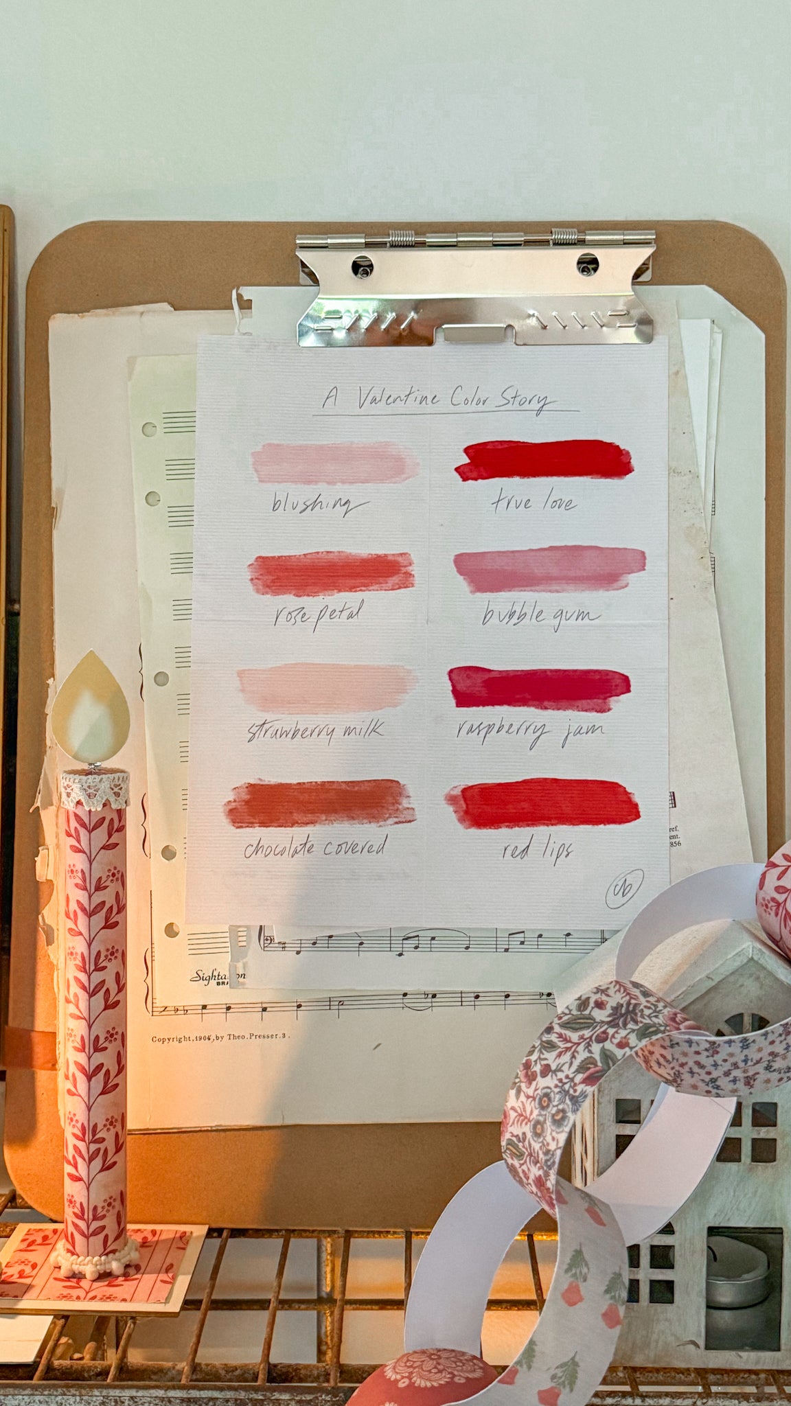 A Valentine Color Story