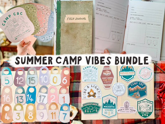 Summer Camp Vibes Digital Download Bundle