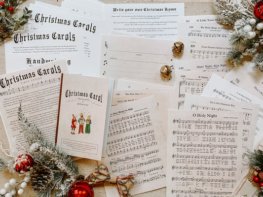 Christmas Carols Unit Study Digital Download