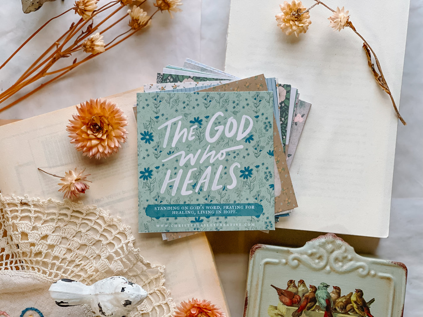 The God Who Heals Scripture Cards Digital Download