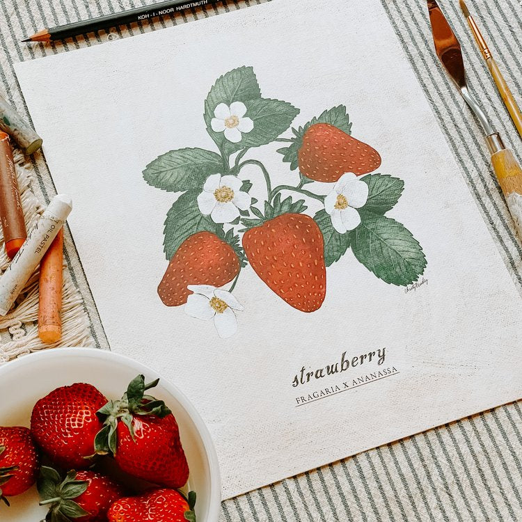 Vintage Strawberry Plant