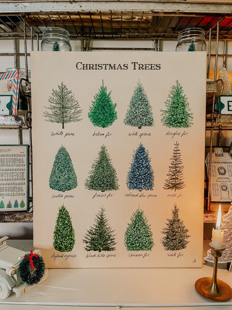 Christmas Trees Poster