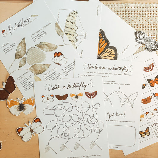 Butterflies Unit Study Digital Download