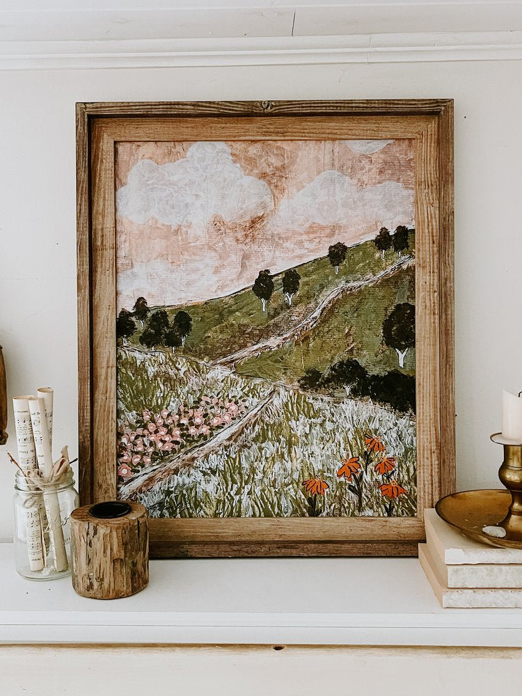 Hillside Stroll Print - Size: 16x20