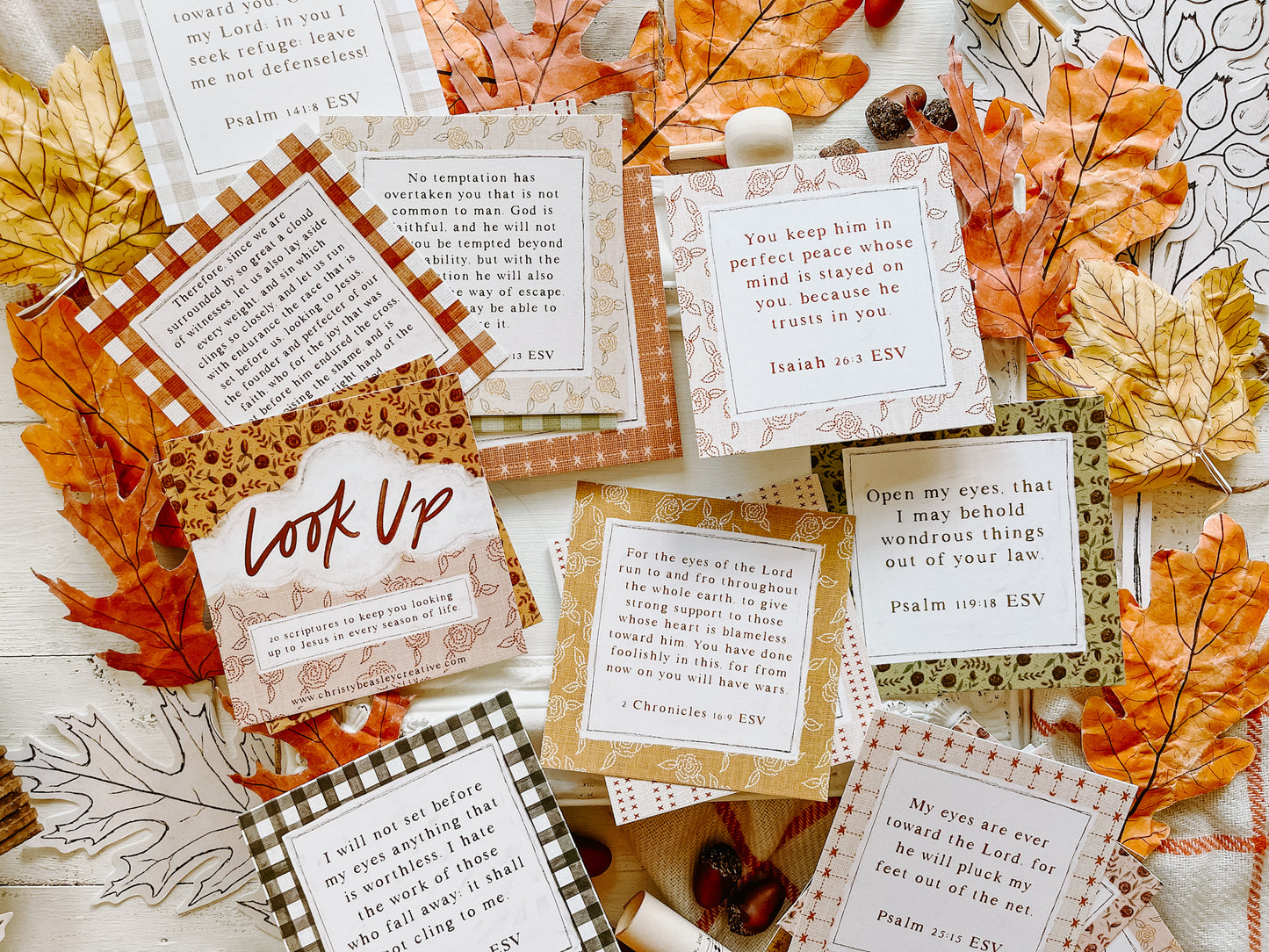 Look Up Scripture Cards Digital Download