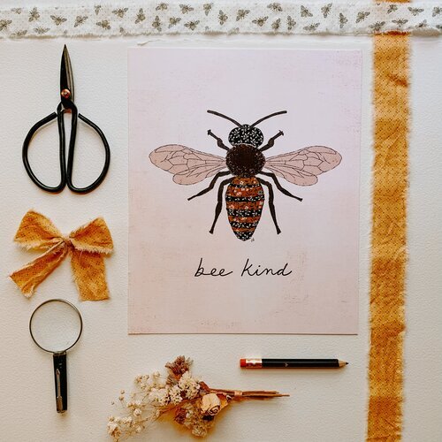 Bee Kind Print