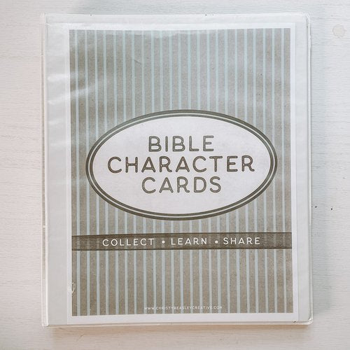 Bible Character Cards, Volumes I-3 Digital Download Bundle