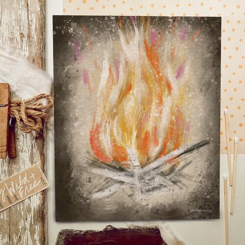 Bonfire Sparks Print