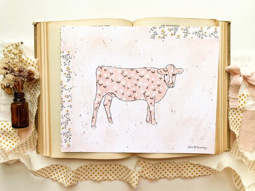 Whimsical Cow Prints