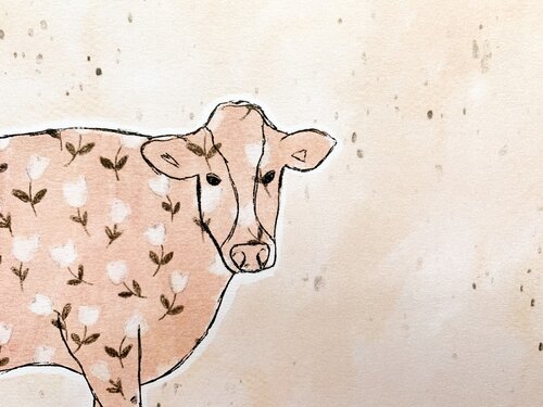 Whimsical Cow Prints