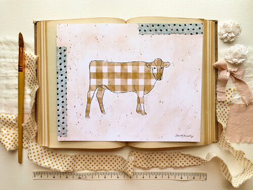 Whimsical Cow Prints
