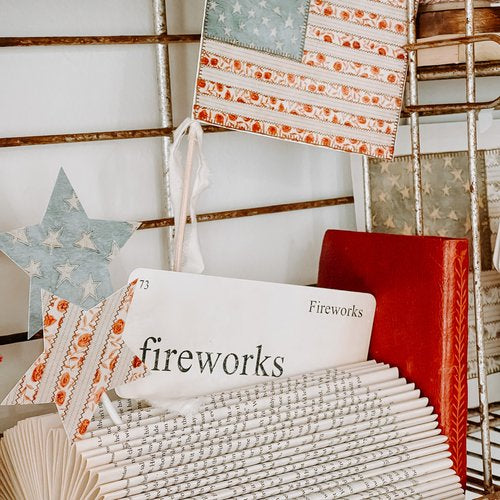 Vintage Patriotic Flashcards Digital Download