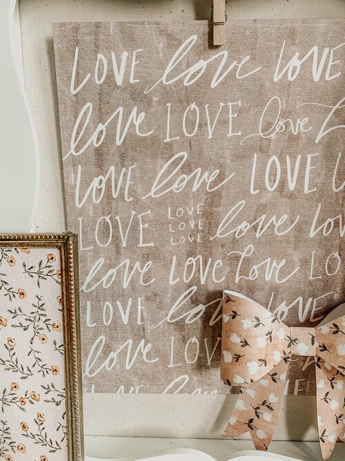 Love Love Love Print