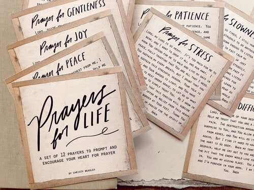 Prayer Cards Digital Download