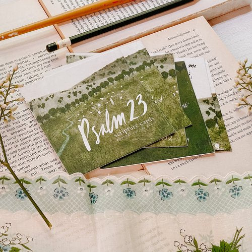 Psalm 23 Scripture Cards Digital Download