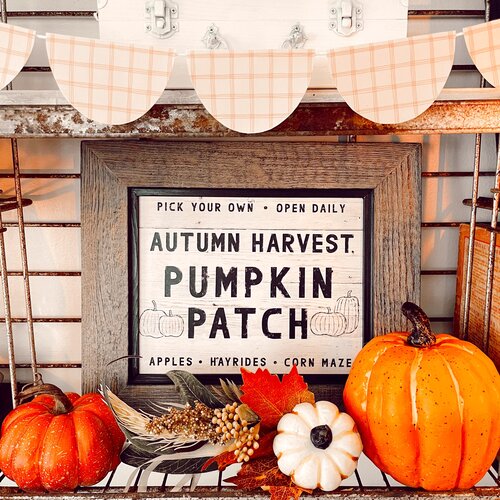Pumpkin Farm Sign Print
