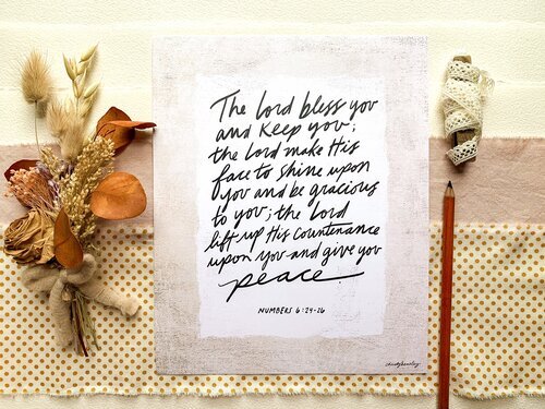 The Lord Bless You Print
