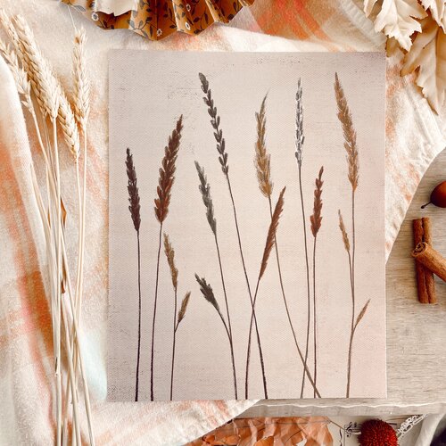 Wheat Branches Print